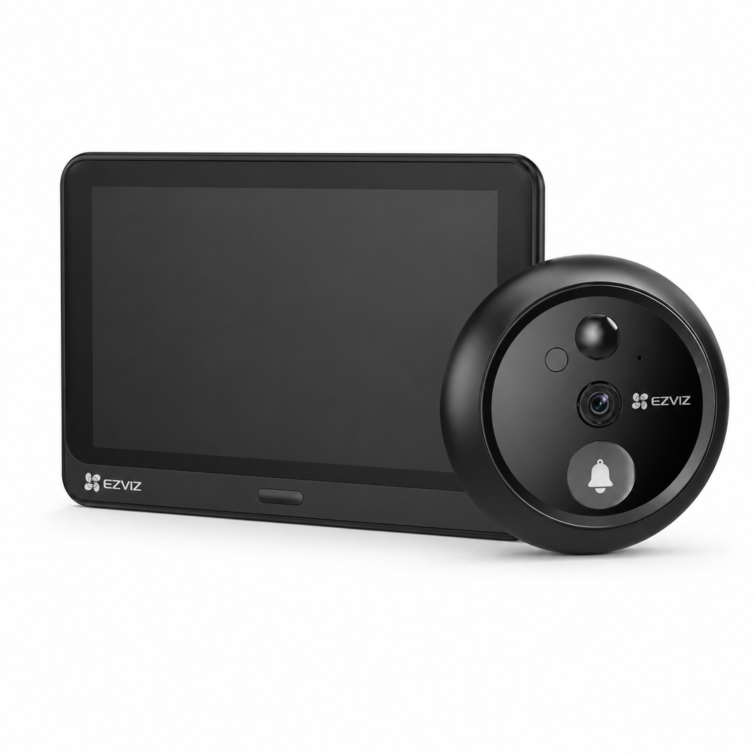 EZVIZ HP4 Video Wireless Doorbell Peephole Viewer 155° 1080p 4.3